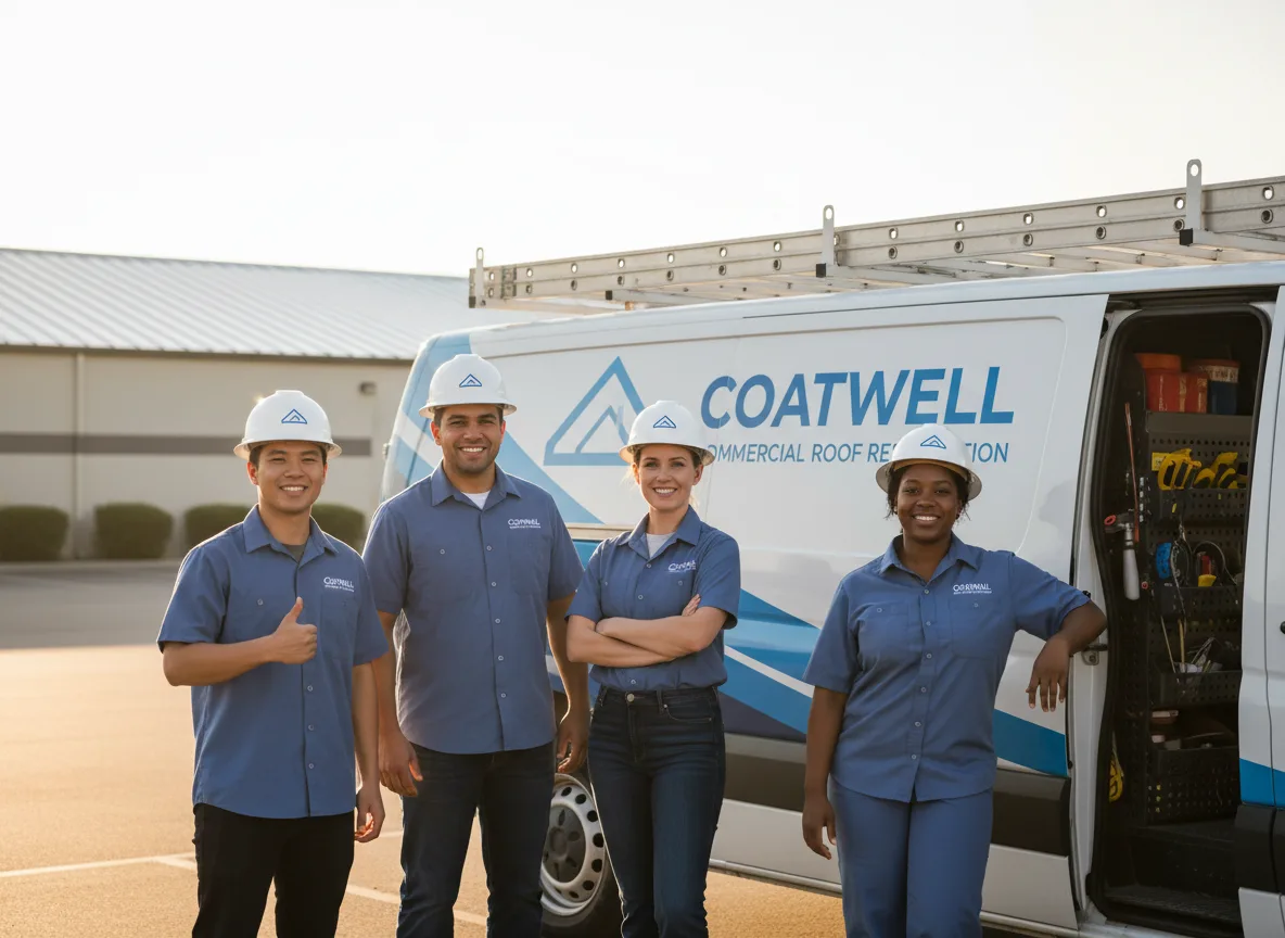 Commercial roof coating company in Eagan, TN